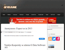 Tablet Screenshot of devirusare.com